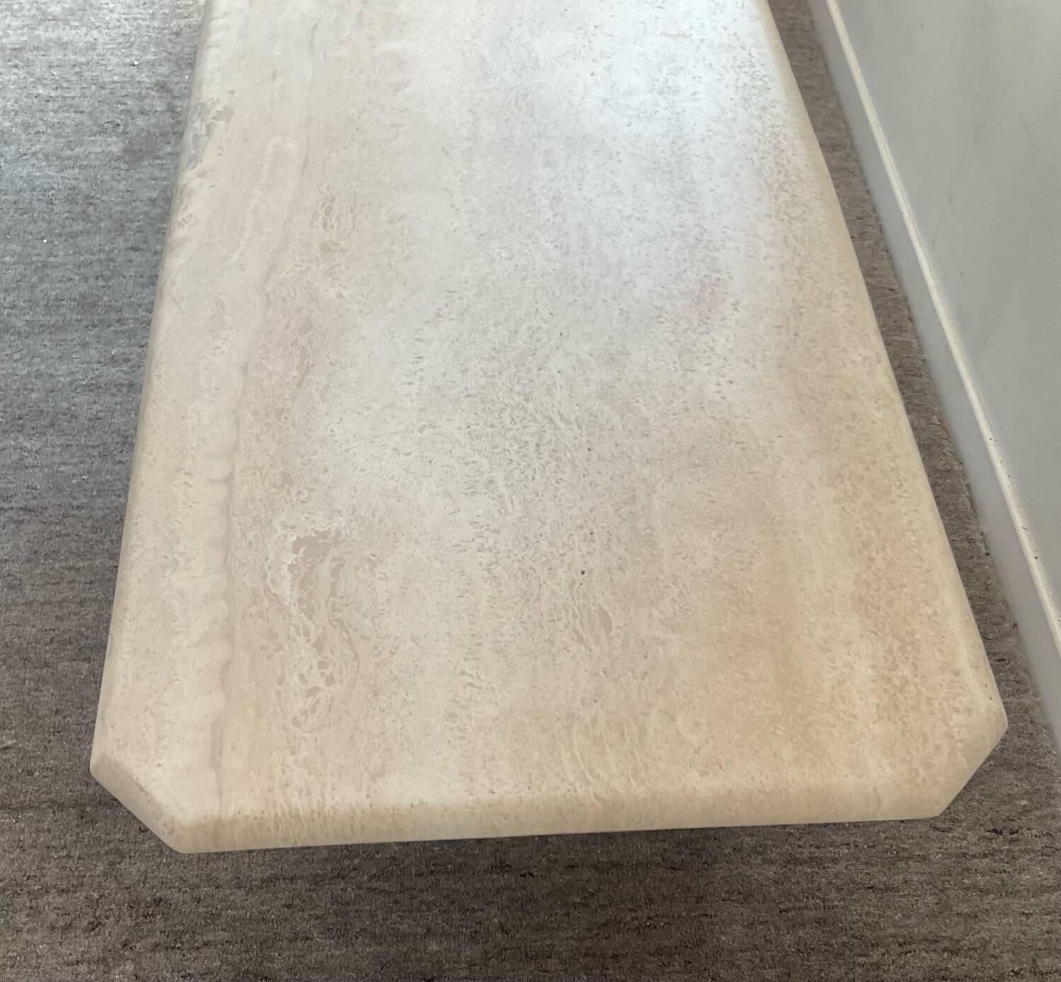 70s travertine coffee table
