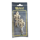 Vintage brass lily coat hook