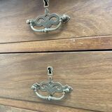 1950s walnut counter or desk