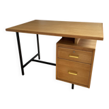 Renovated vintage desk with 2 drawers