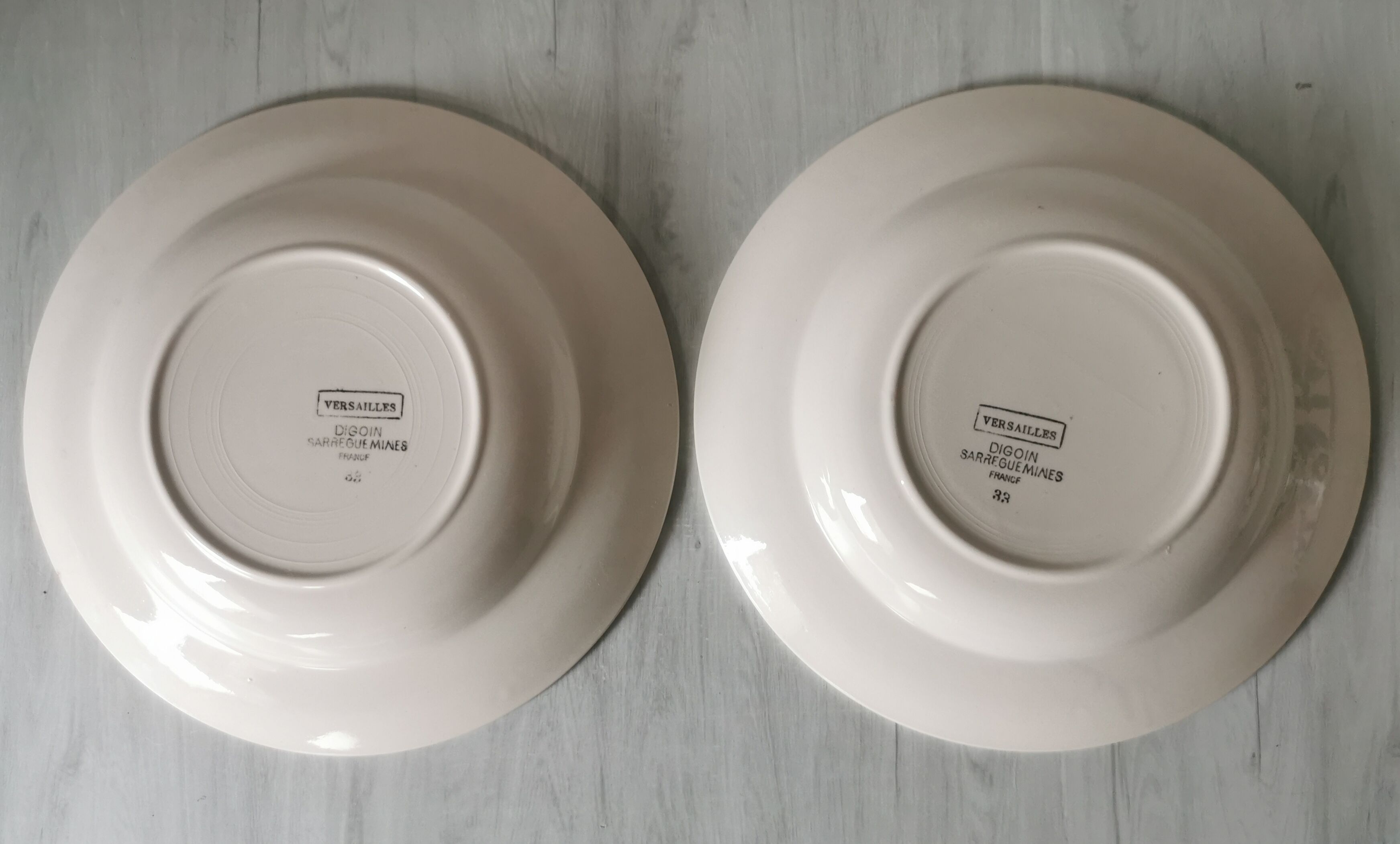 Assiettes creuses Versailles
