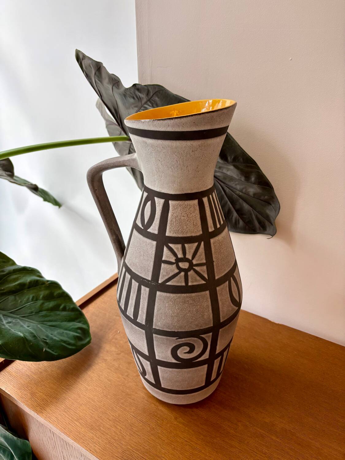 Large vase / jug bay ceramics - west germany