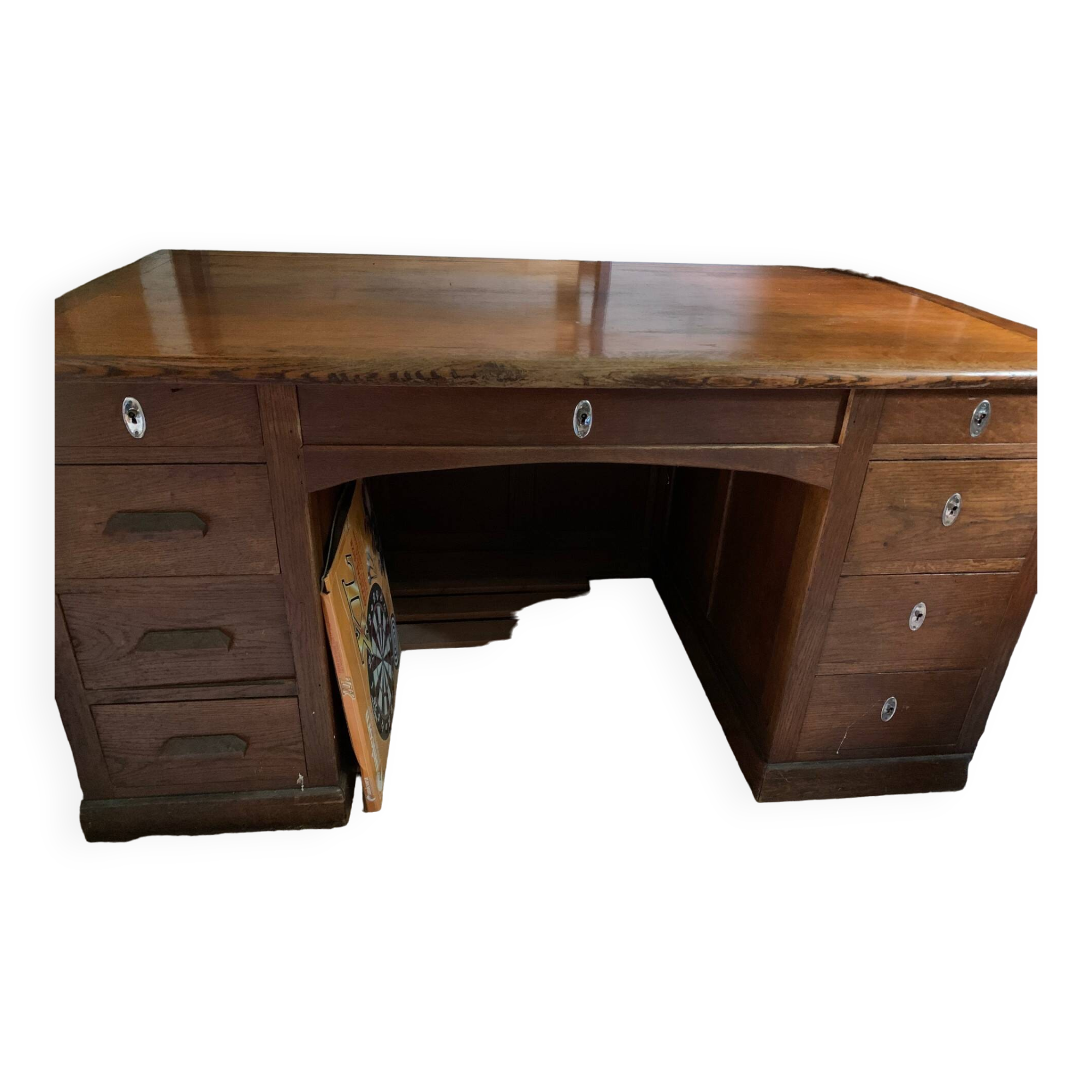 Solid oak desk