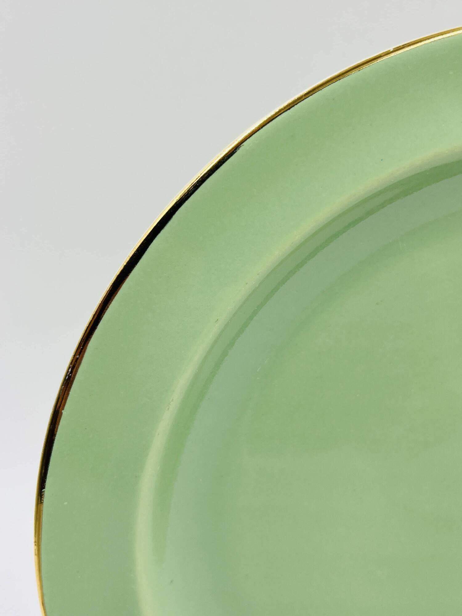 Set of 6 Keralux Boch earthenware plates