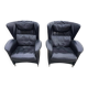 Pair of postmodern armchairs DS-23 by Franz-Josef Schulte for De Sede