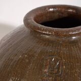 Petit vase ancien en céramique émaillée orientale (c.1900)