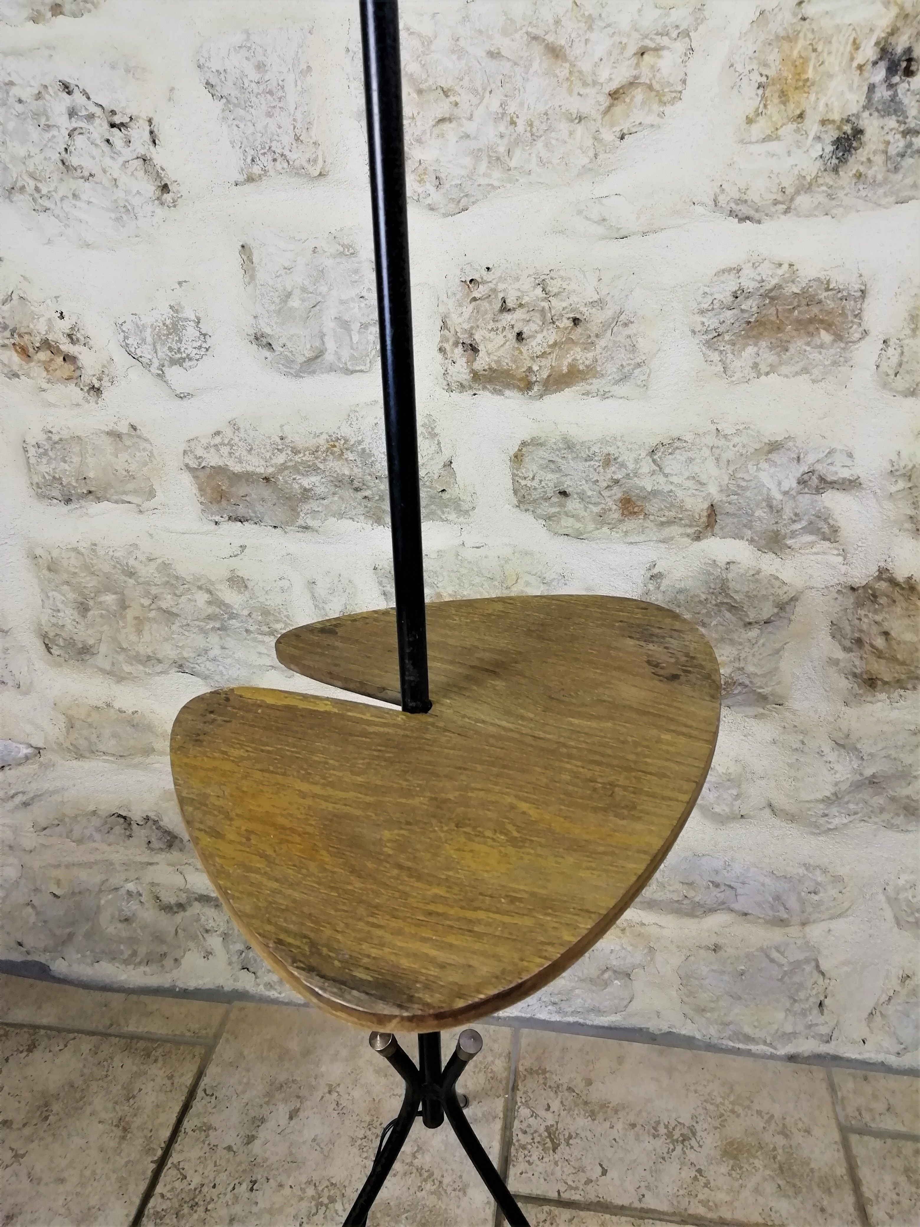 Lampadaire tripode années 50