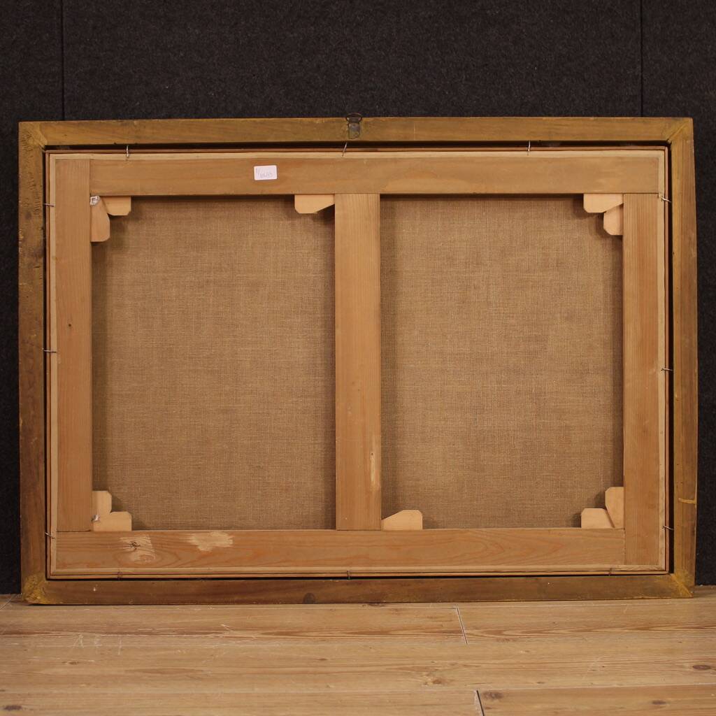 Antique Painting Still Life With Flowers And Fruit From The 18th Century