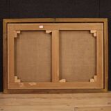 Antique Painting Still Life With Flowers And Fruit From The 18th Century