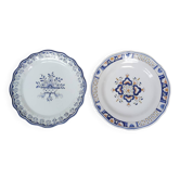 2 assiettes Rouen