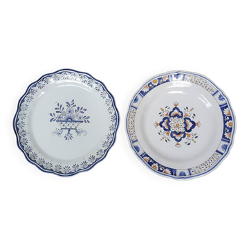 2 assiettes Rouen