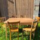 Table de ferme en merisier vers 1930