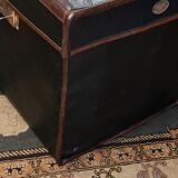 Travel trunk late nineteenth marked "At the start, Paris"