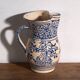 Old blue and white faience jug – Central Europe, around 1930