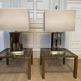 Paire de lampes Romeo Rega, signées