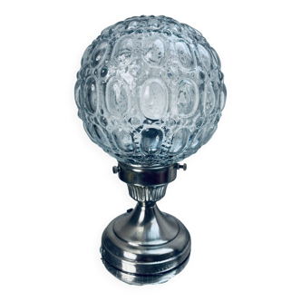 Globe ball table lamp Seventies upcycling