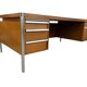 Bureau XL vintage en bois De Coene 'EFAC M20 Cotribel'