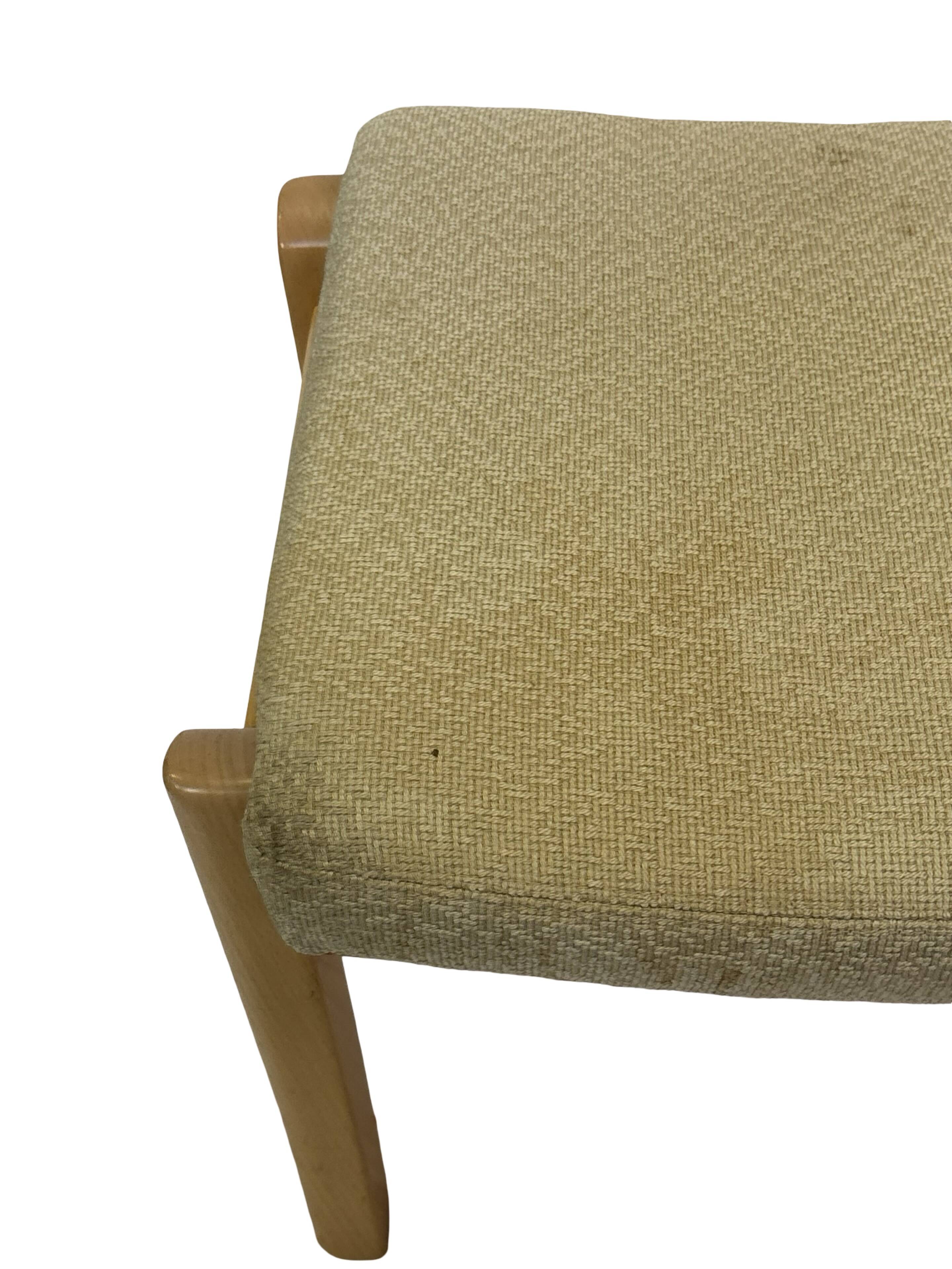 Pouf vintage Farstrup, repose-pieds, design danois