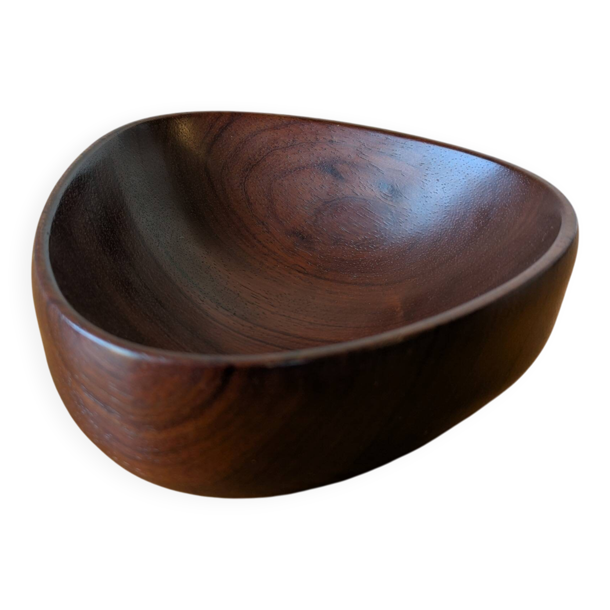 Solid mahogany cup