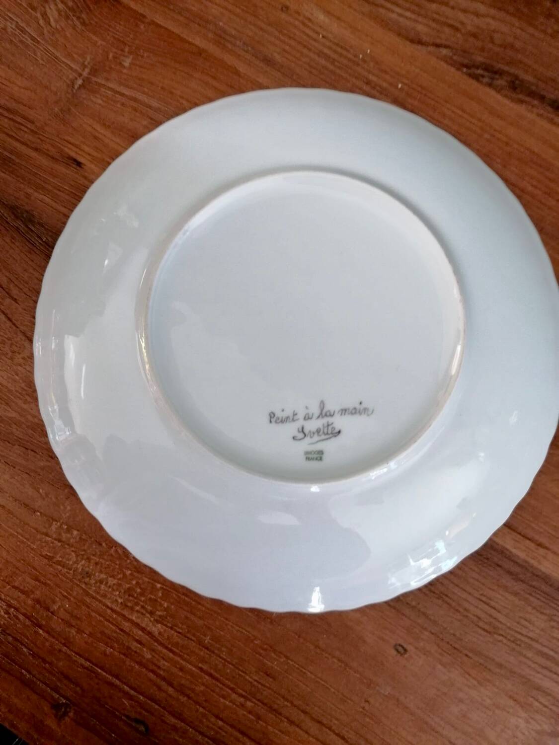 Vintage porcelain plate