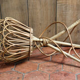 Wicker plant stand