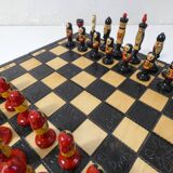 Khokhloma chess game