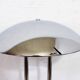 Lampe champignon en métal chromé 1980