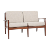 2-seater sofa design Sven Age Eriksen published by Glostrup 1960s.