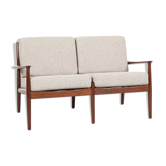 2-seater sofa design Sven Age Eriksen published by Glostrup 1960s.