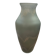 Large glass vase, Trait d'Union, gray-green tones, sandblasted vase decoration, elegant and chic