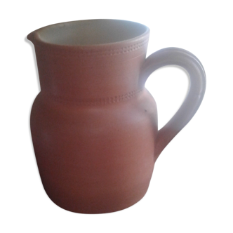 Stamped sandstone pitcher