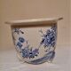 Important blue white porcelain pot cover. Japan. Meiji period (1868 - 1912)