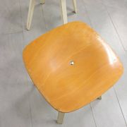 Tabouret en contreplaqué vintage à croisillons par Niko Kralj, 1954