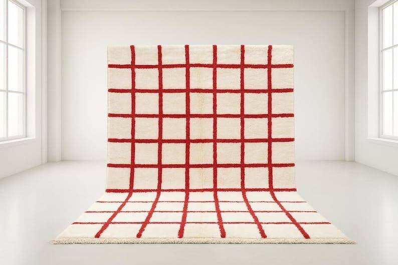 Tapis berbère à motifs géométriques 200/280