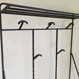 Large modernist wrought iron cloakroom from the 1950s.