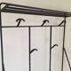 Large modernist wrought iron cloakroom from the 1950s.