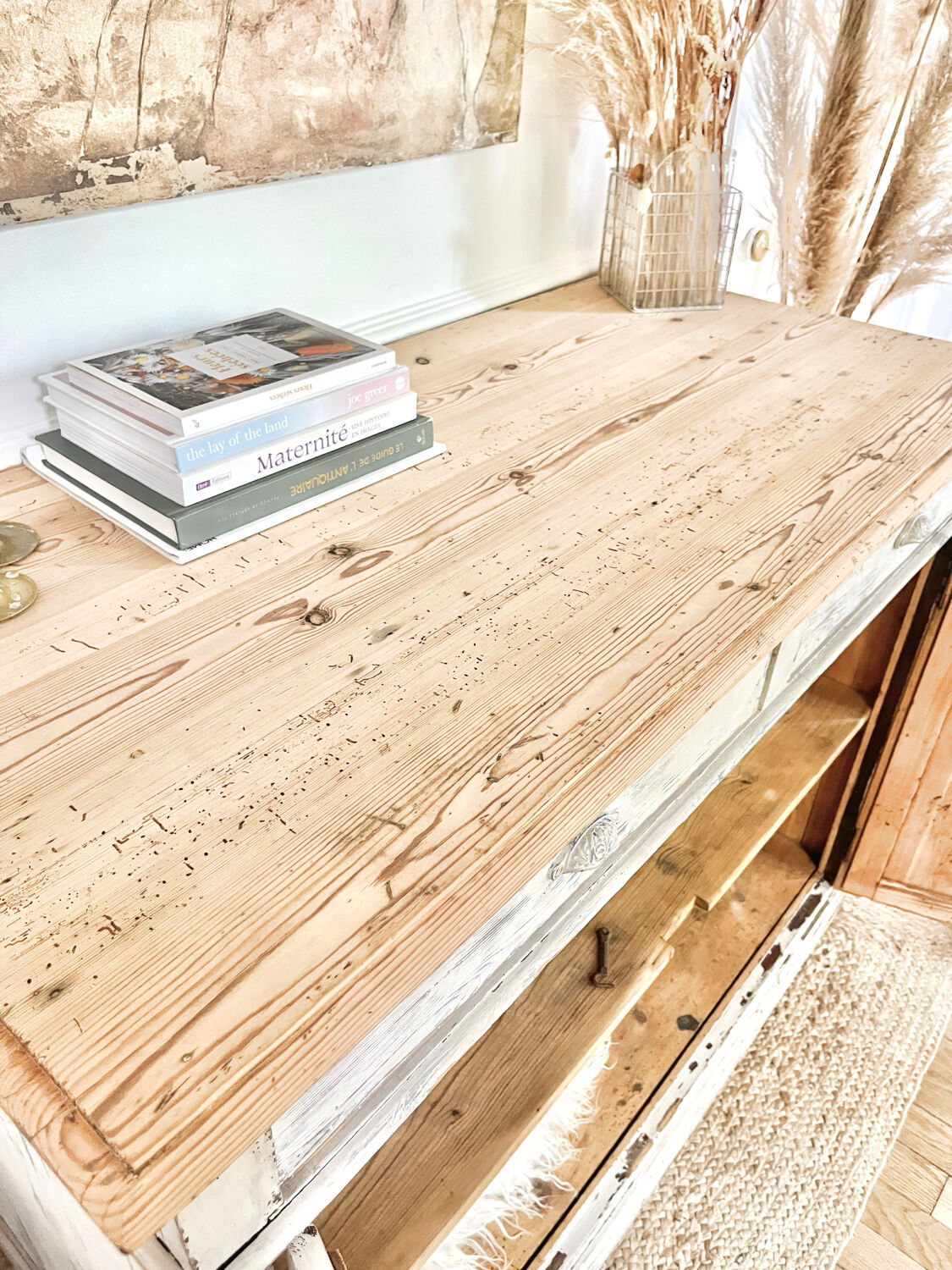 Antique patinated sideboard
