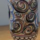 large jug from Vallauris, signed, hand-painted