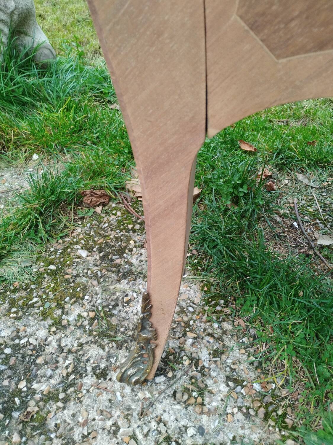 Louis XV style antique marquetry chest of drawers