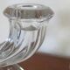 Pair of vintage crystal candlesticks