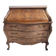 Commode baroque vintage en noyer massif avec motifs incrustés, Italie