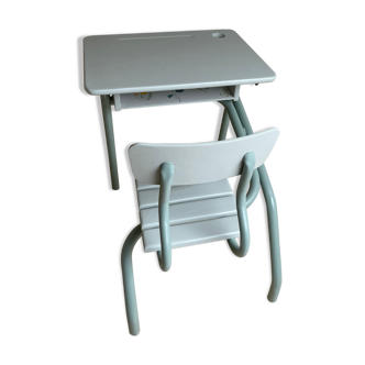 Green school desk