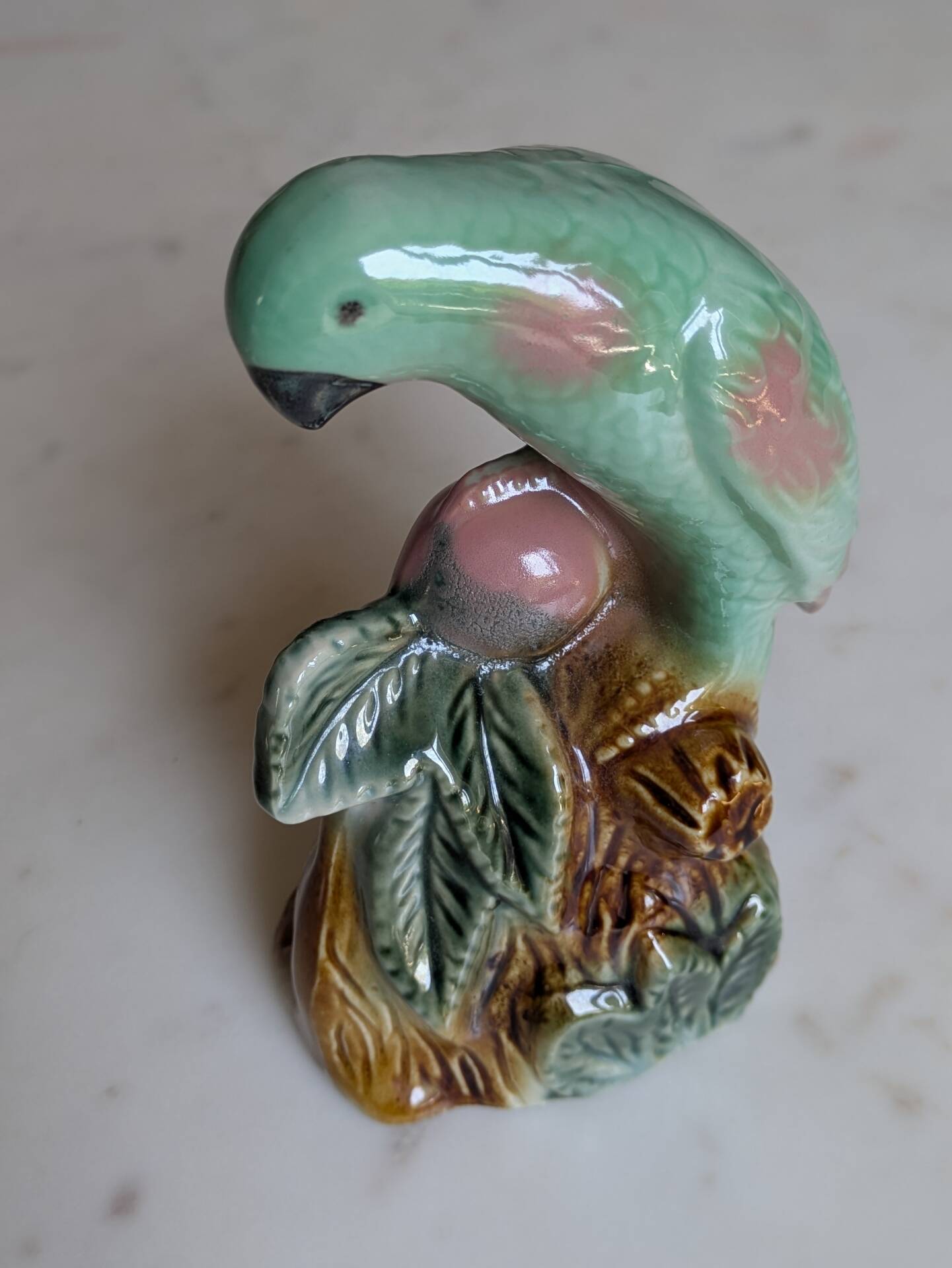 Vintage Barbotine figurine