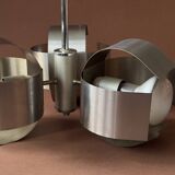 Space Age 1970s Steel Pendant Light