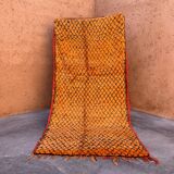 Moroccan rug Boujad orange - 138 x 294 cm
