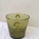 The 1970s vintage blown glass ice bucket