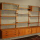 Mid Century Wall Unit by Rival Brødrene Jåtog Mobelfabrik, Norway 1960's