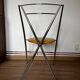 Yamakado chair, chrome and yellow skai