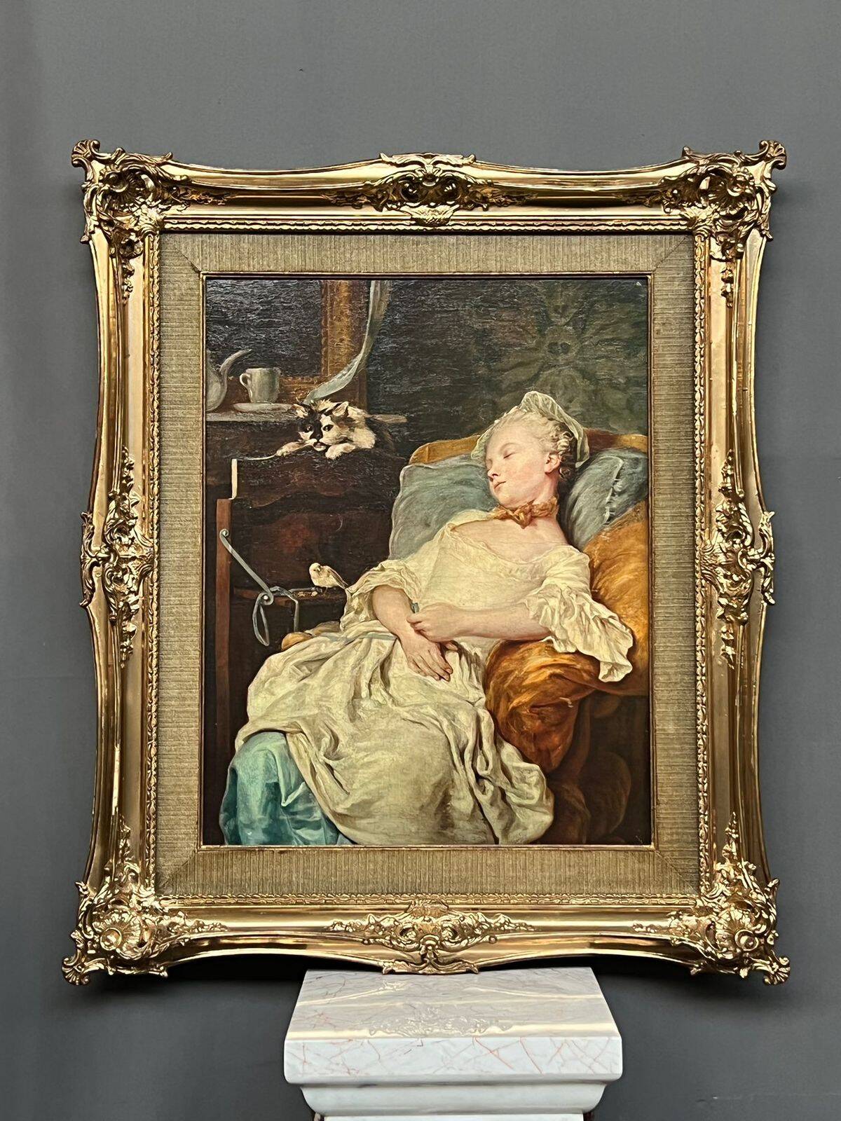 Jean François Gilles Colson. Tableau "Repos".