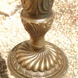 Ashtray on foot gilded metal